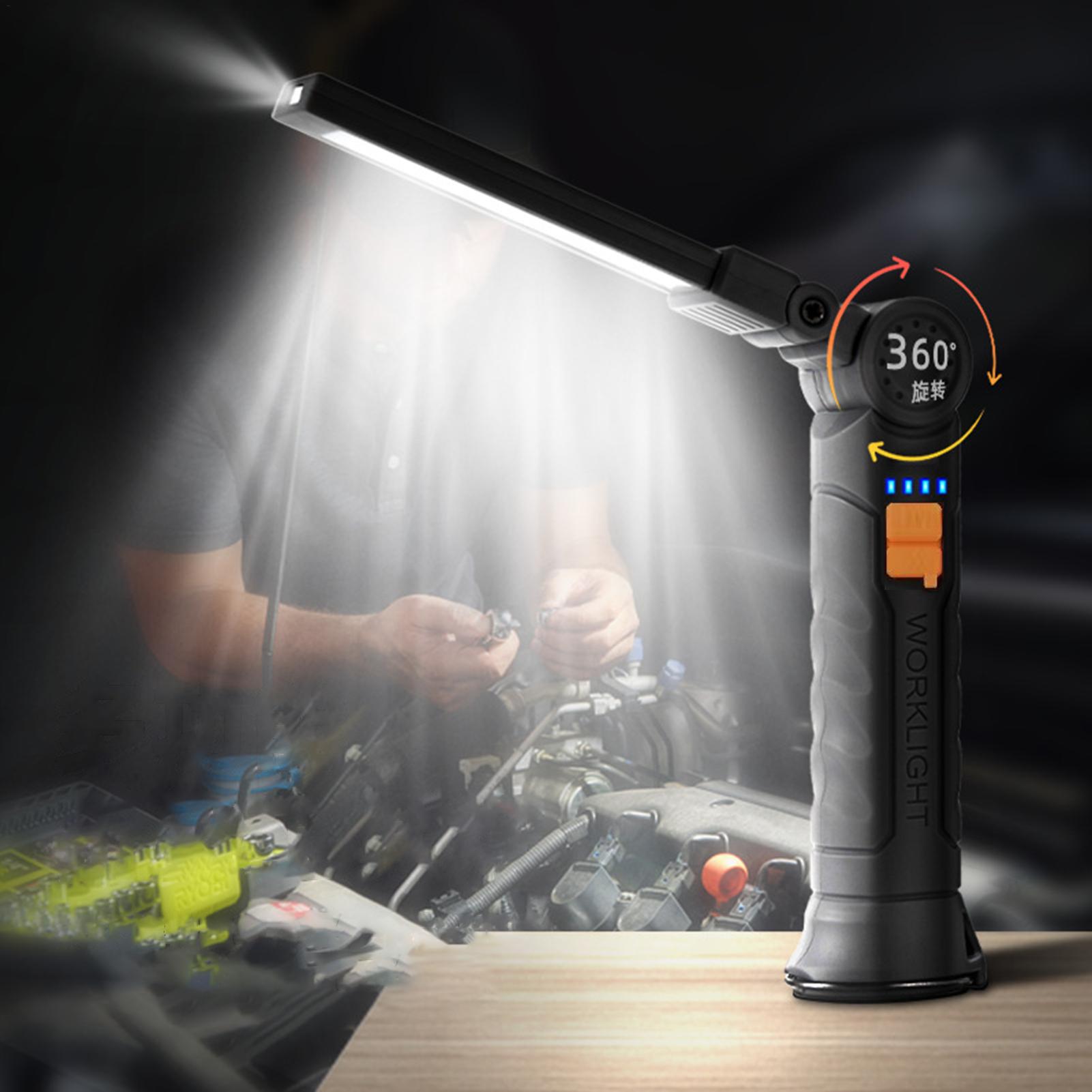 Outdoor Lighting Jobs - Rechargeable LED Flashlight Work Light with