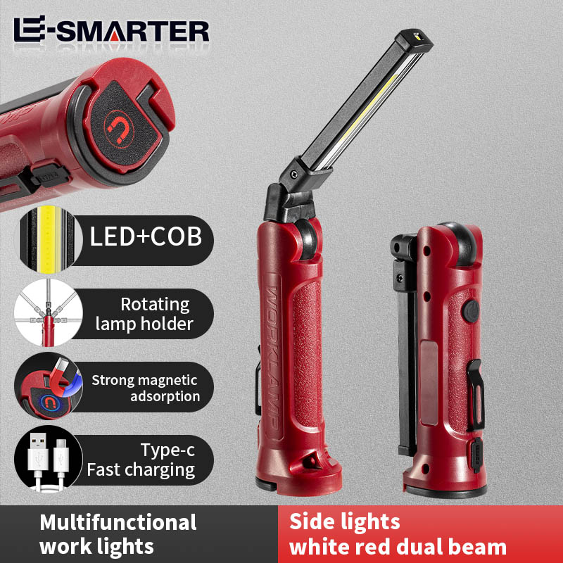 Outdoor Lighting Beacon - COB LED Work Light Rechargeable Folding