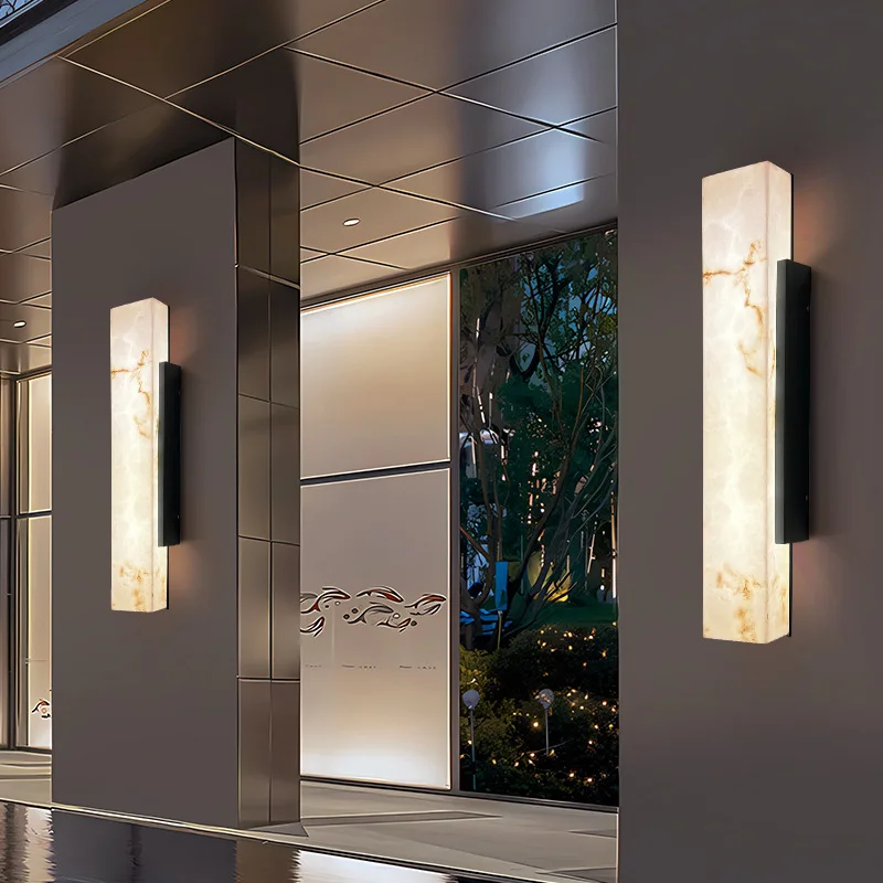 Outdoor Lighting Up And Down - Outdoor Waterproof IP65 Lmitated Marble LED