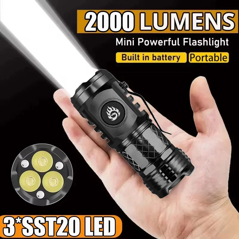 Outdoor Lighting Ideas For Party - High Strong Power Tactical Flashlight 3LED