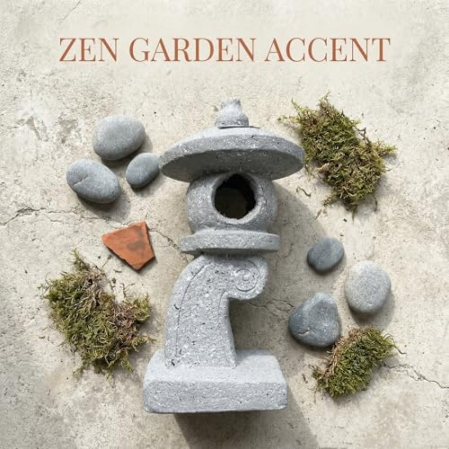 14'' High Asian Solar-Powered  - огляд і ціна Outdoor Zen Lighting