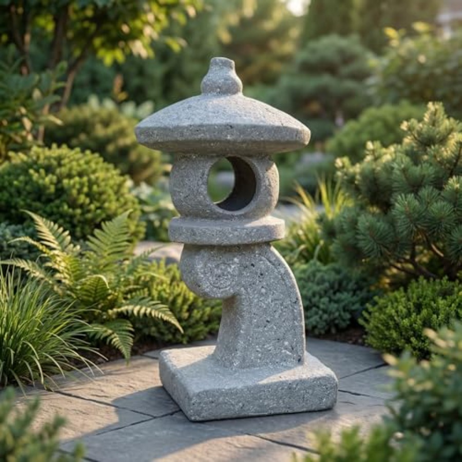 14'' High Asian Solar-Powered  - огляд і ціна Outdoor Zen Lighting