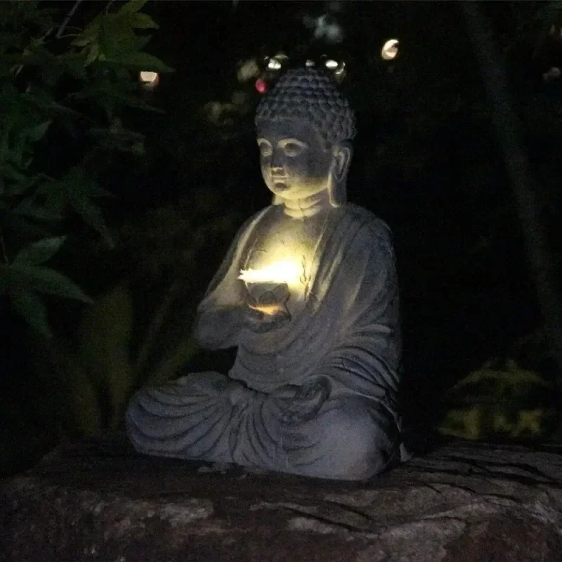 Solar Powered LED Light Resin  - огляд і ціна Outdoor Zen Lighting