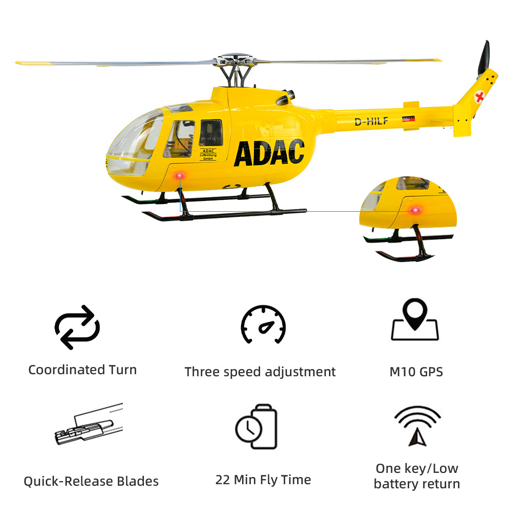 FLY WING BO105 Scale Helicopte - огляд і ціна Outdoor Lighting Electrical Box