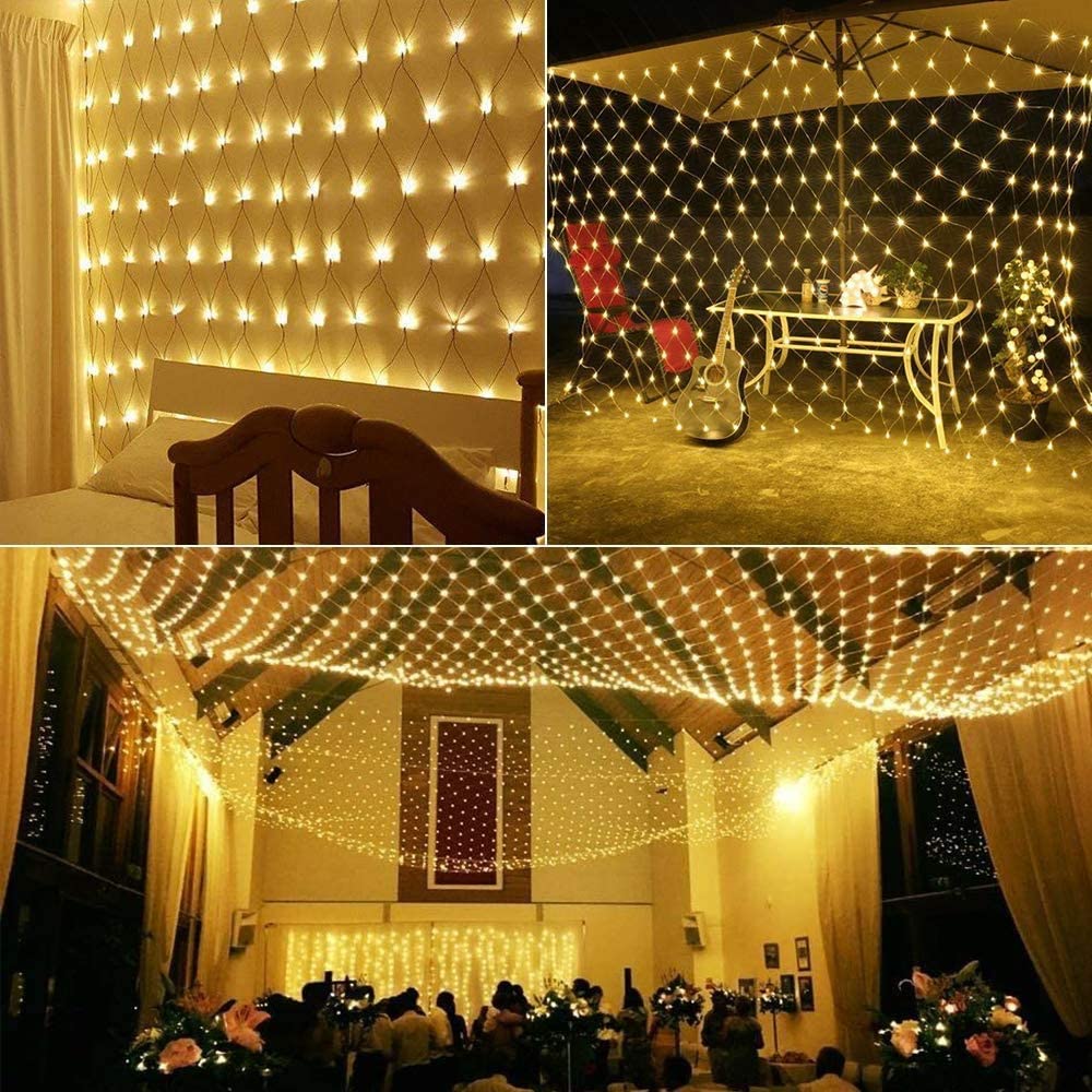 LED Mesh String Lights, 3mX2m  - огляд і ціна Outdoor Lighting Grid Screen