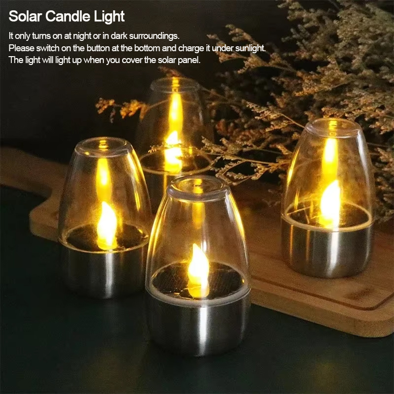 LED Solar Candles Light Flamel - огляд і ціна Outdoor Lighting Transformer