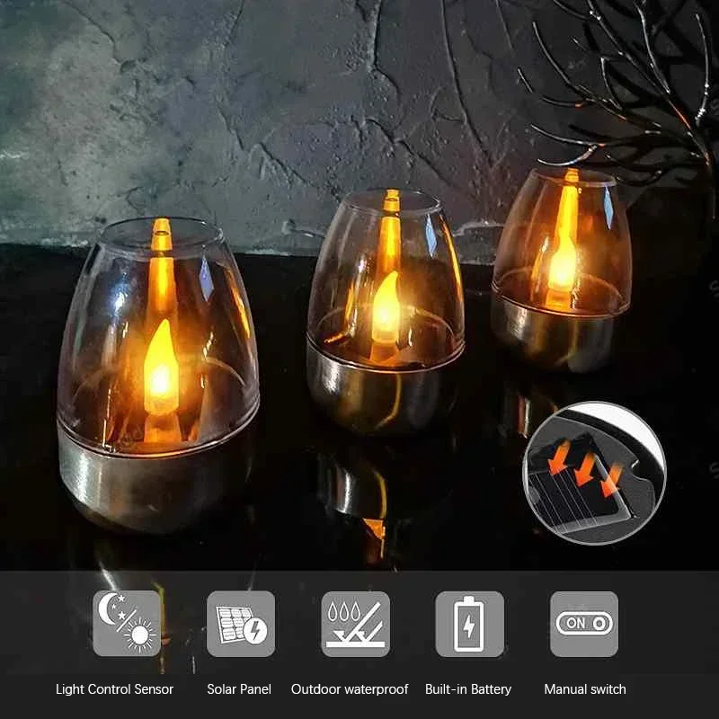 LED Solar Candles Light Flamel - огляд і ціна Outdoor Lighting Transformer
