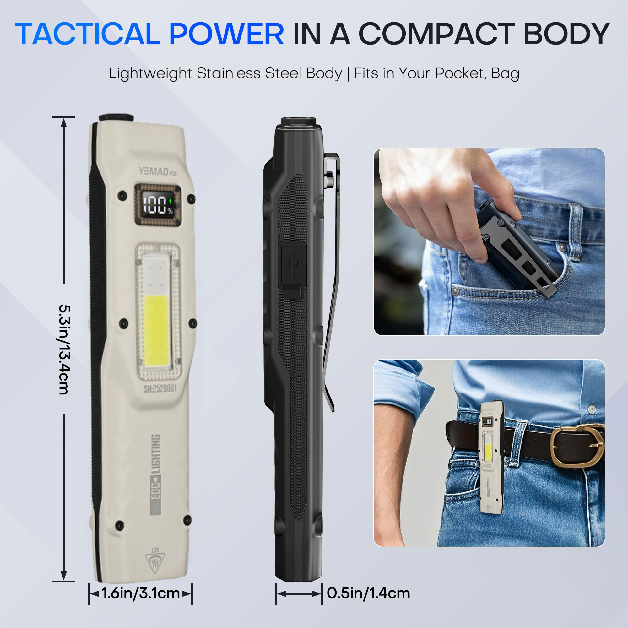 Portable 880LM YEMAO M28 Ultra - огляд і ціна Outdoor Lighting Beacon