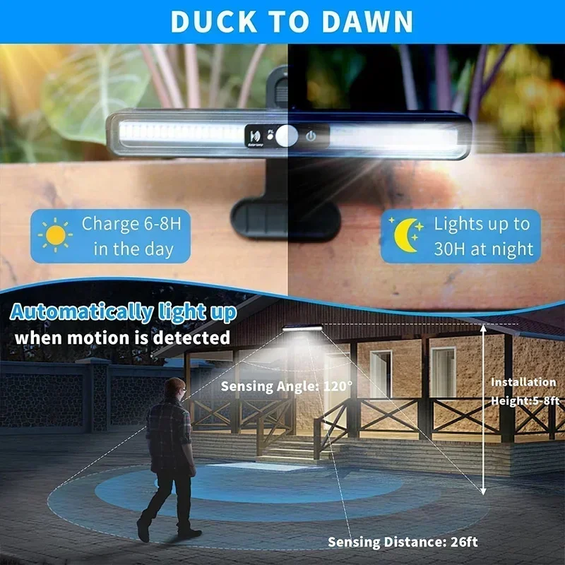 Clip On Solar Motion Lights Ou - огляд і ціна Outdoor Lighting Portable