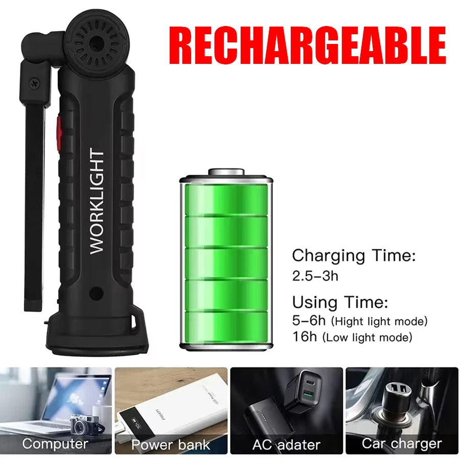 Portable LED Flashlight with M - огляд і ціна Outdoor Lighting Beacon