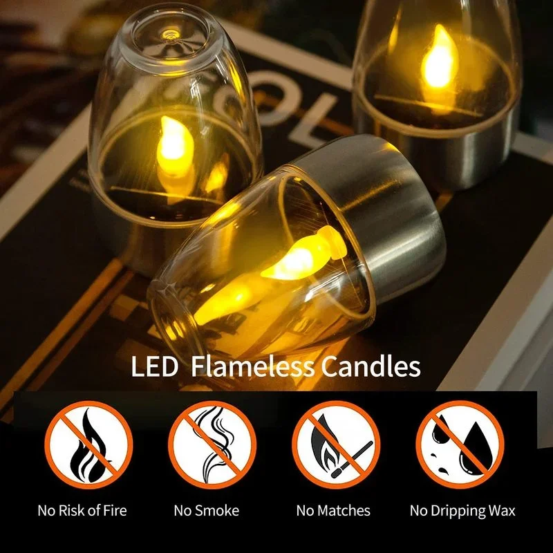 Solar Powered Flameless Candle - огляд і ціна Outdoor Lighting Transformer