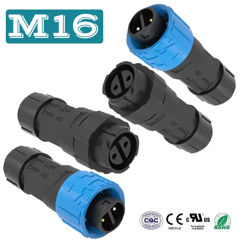 2Pin M16 Power Connector Self- - огляд і ціна Outdoor Lighting Connectors
