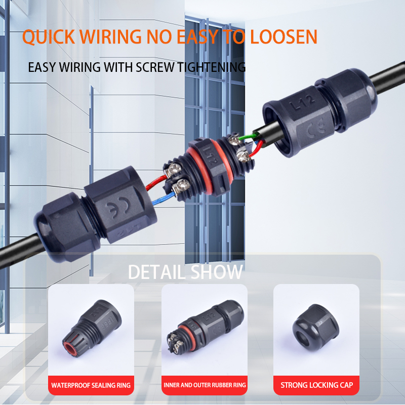 IP68 Waterproof Connector LED  - огляд і ціна Outdoor Lighting Electrical Box