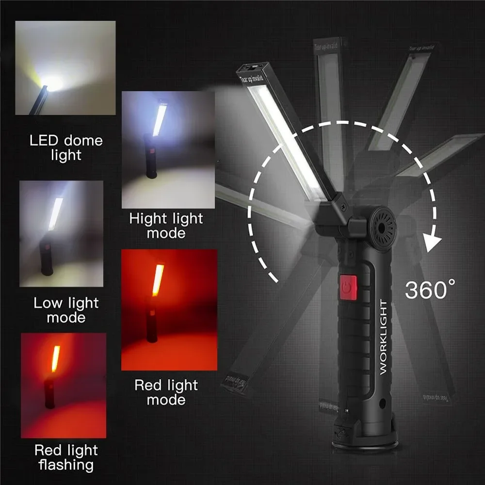 Portable COB LED Flashlight US - огляд і ціна Outdoor Lighting Portable