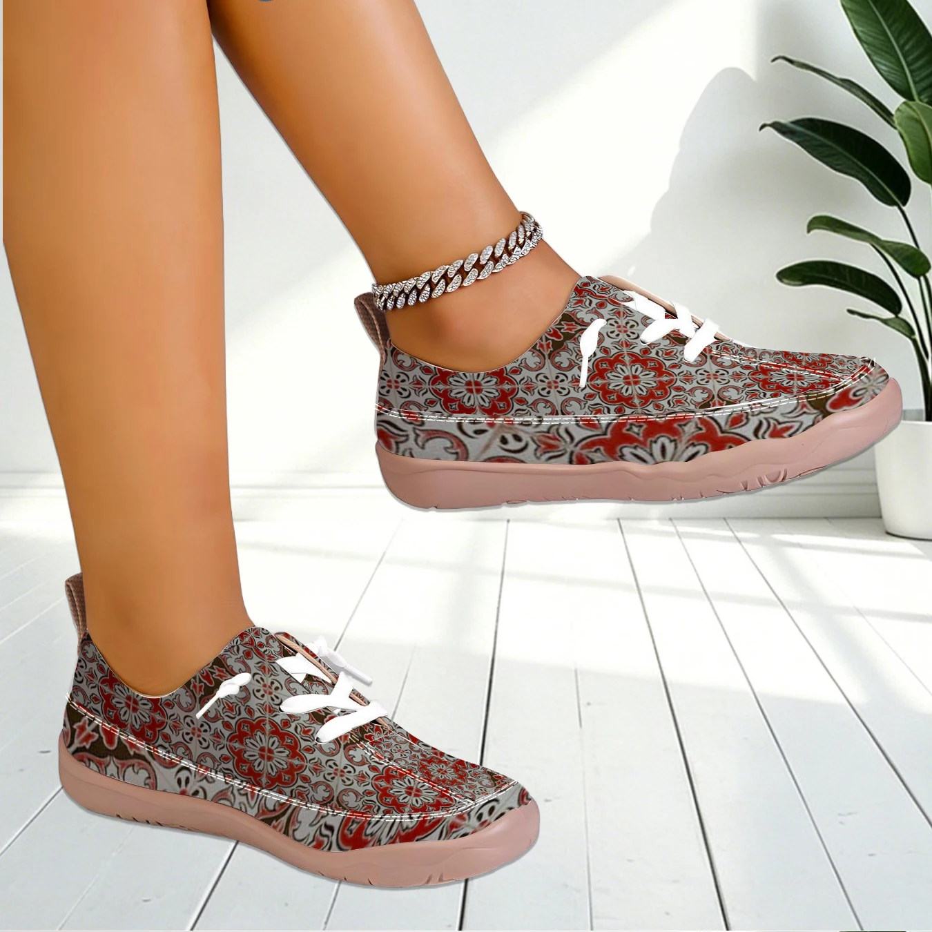 Women Floral Print Wide Toe Sn - огляд і ціна Outdoor Lighting Uplight