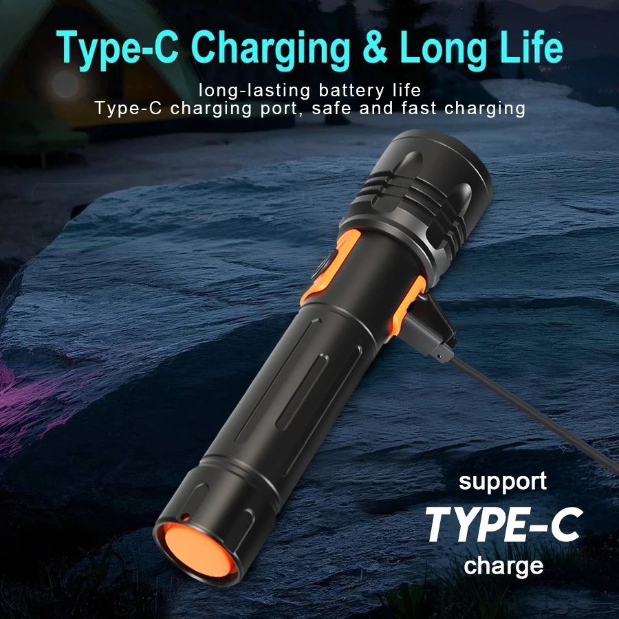 High Power LED Flashlight USB  - огляд і ціна Outdoor Lighting Lowes