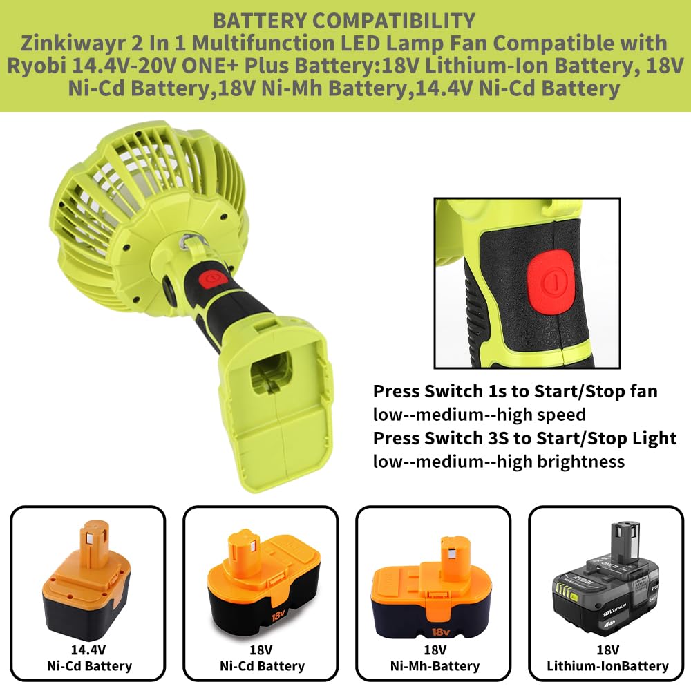 Cordless Portable Fans with 30 - огляд і ціна Outdoor Lighting Jobs