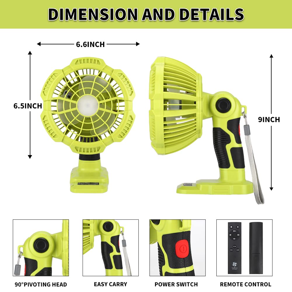 Cordless Portable Fans with 30 - огляд і ціна Outdoor Lighting Jobs