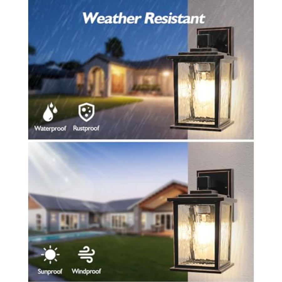 12'' Porch Lights Outdoor, Cla - огляд і ціна Outdoor Lighting Hardwired