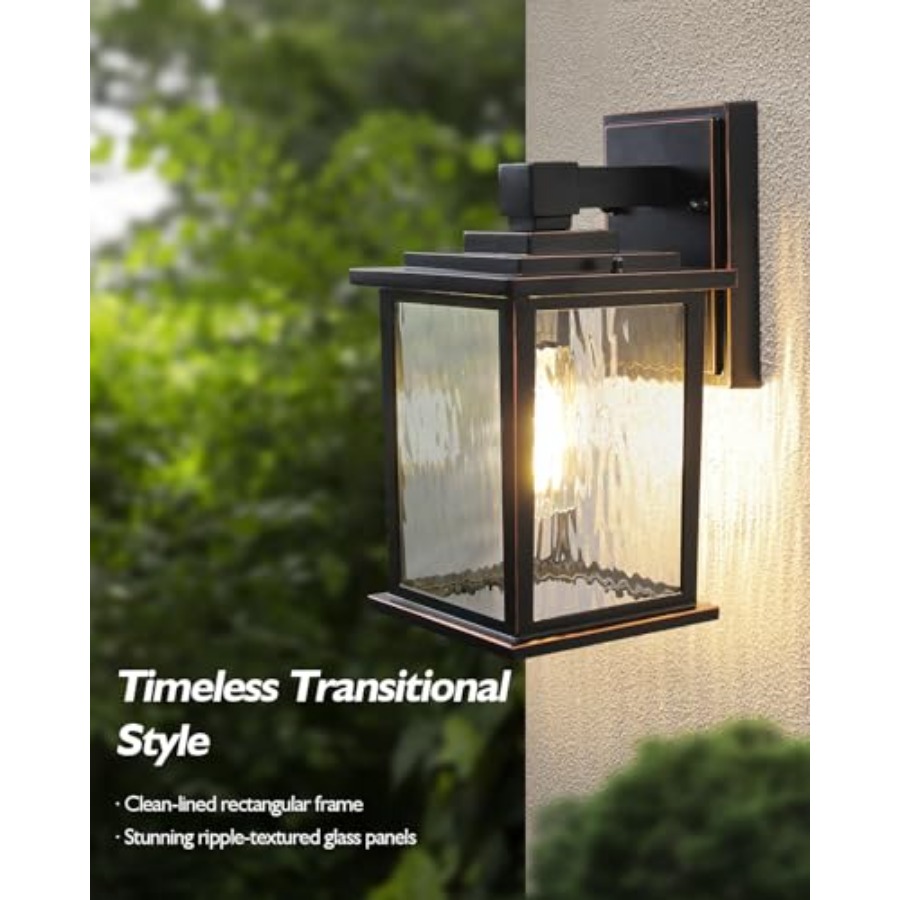 12'' Porch Lights Outdoor, Cla - огляд і ціна Outdoor Lighting Hardwired