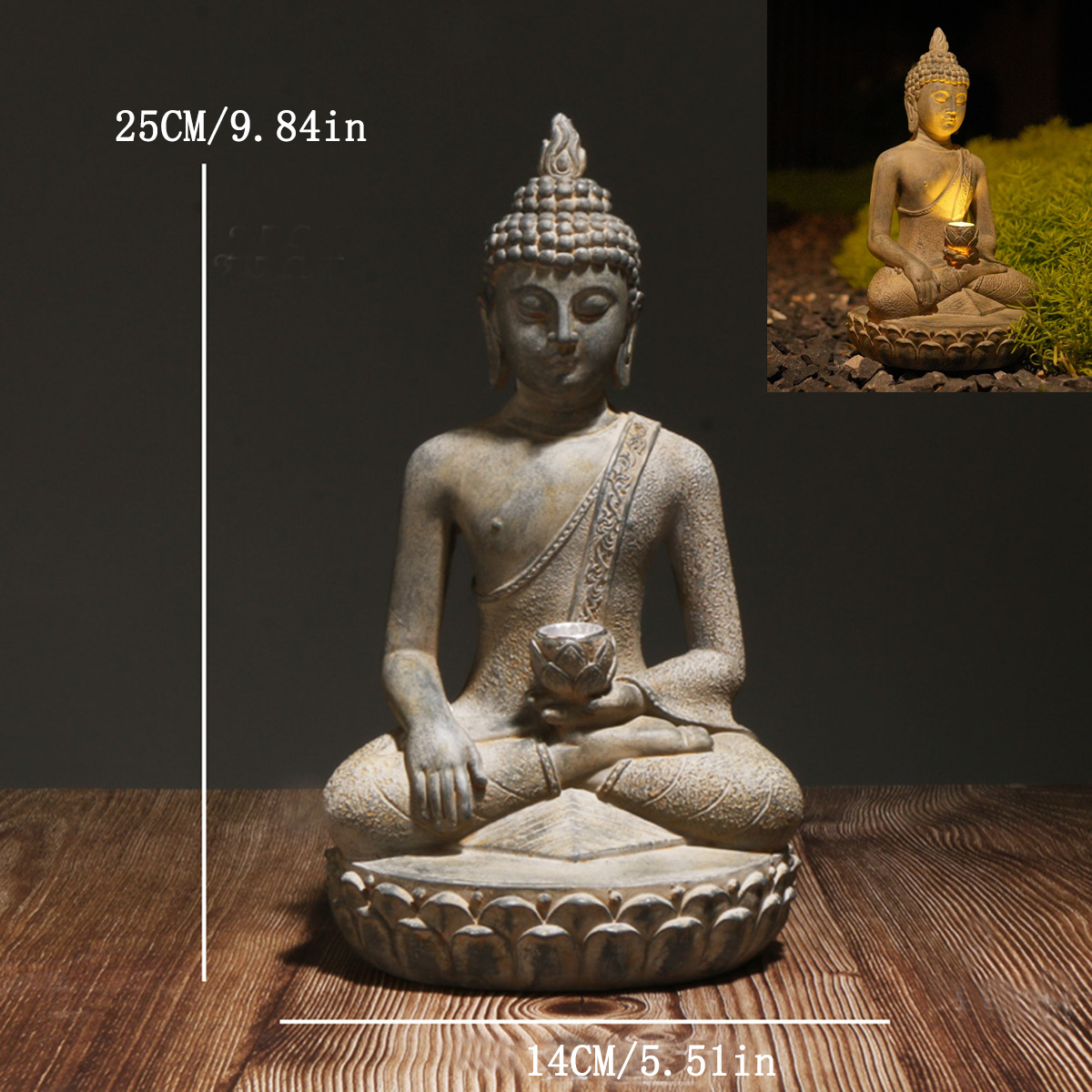 Zen-Inspired Solar-Powered Bud - огляд і ціна Outdoor Zen Lighting