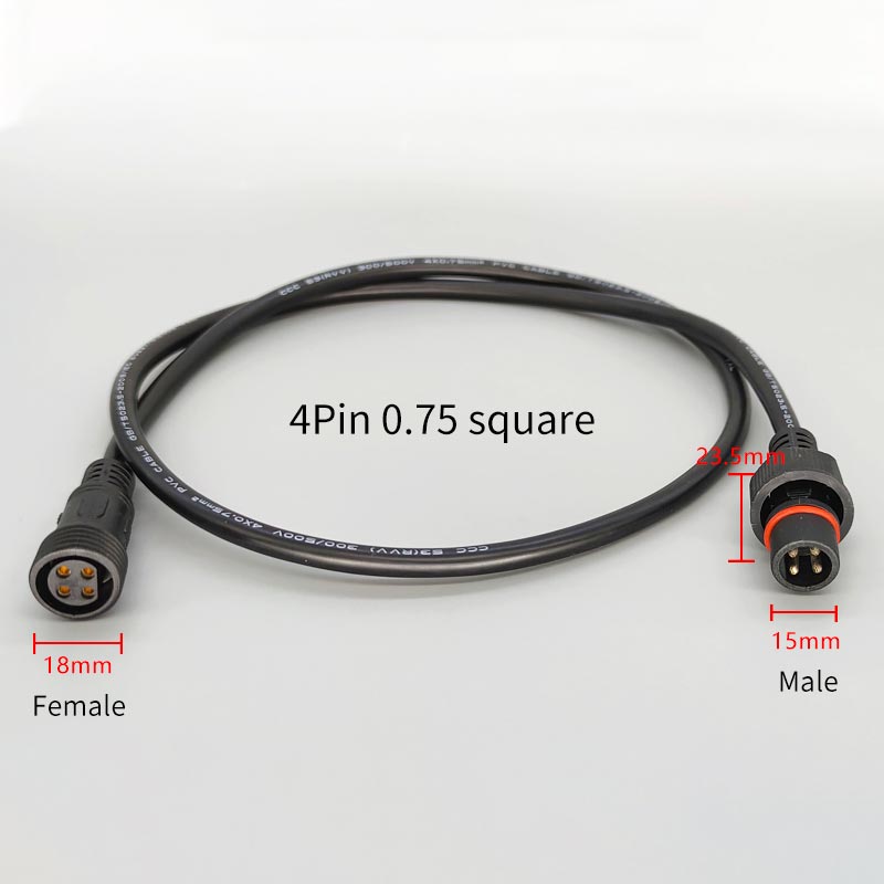 Male Famale Plug Cable 4Pin Wa - огляд і ціна Outdoor Lighting Connectors