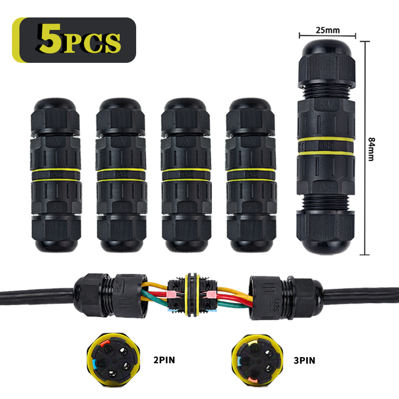 5PCS IP68 Waterproof Quick Wir - огляд і ціна Outdoor Lighting Connectors