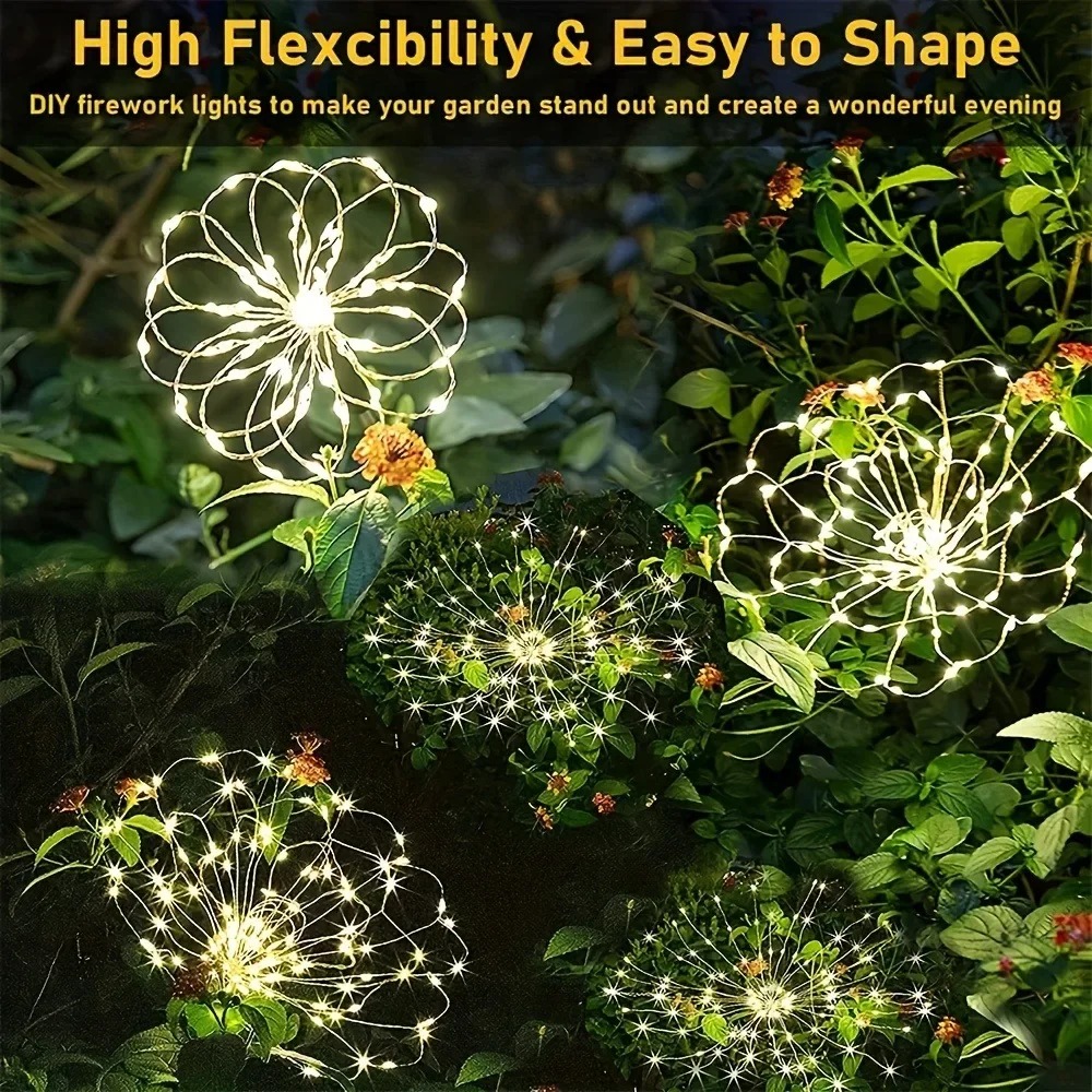 Solar LED Firework Fairy Light - огляд і ціна Outdoor Lighting Ideas For Party