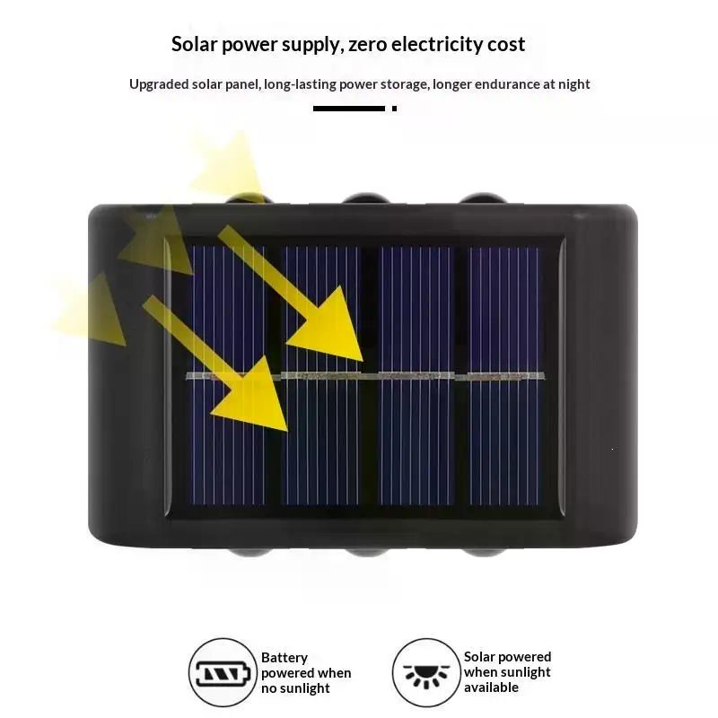 Solar Wall Lamp Outdoor Waterp - огляд і ціна Outdoor Lighting Up And Down