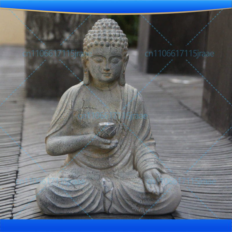 Zen Garden Decor Resin Buddha  - огляд і ціна Outdoor Zen Lighting