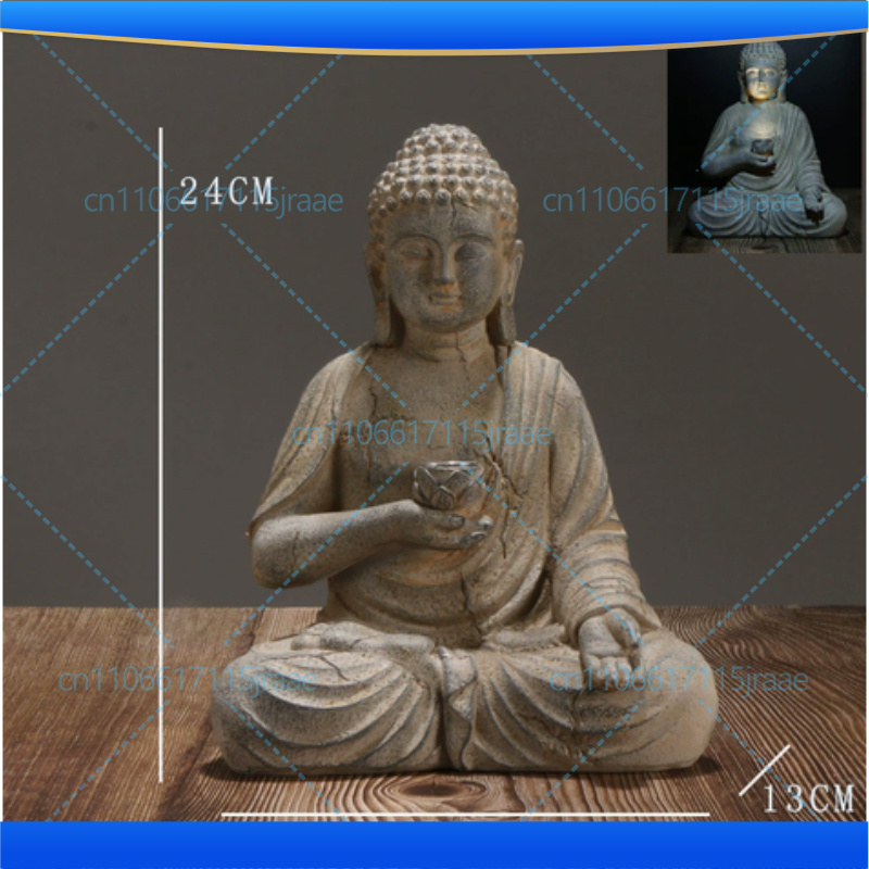 Zen Garden Decor Resin Buddha  - огляд і ціна Outdoor Zen Lighting