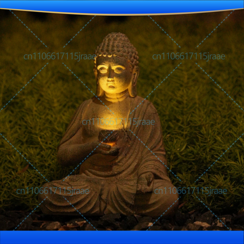 Zen Garden Decor Resin Buddha  - огляд і ціна Outdoor Zen Lighting