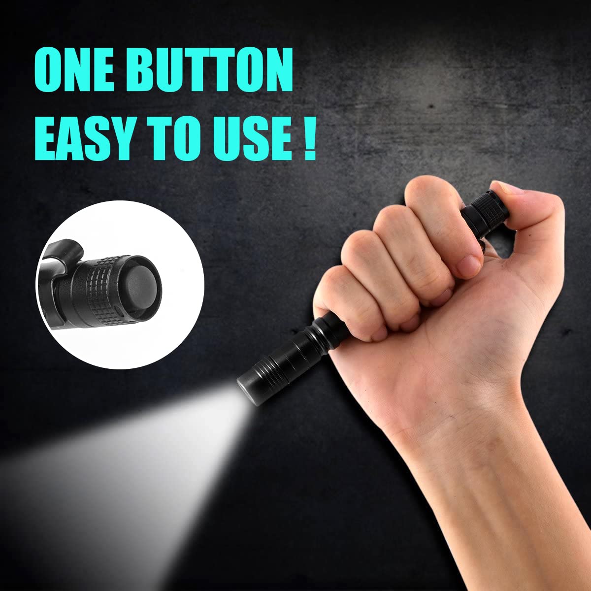 Portable Mini LED Pen Flashlig - огляд і ціна Outdoor Lighting Beacon