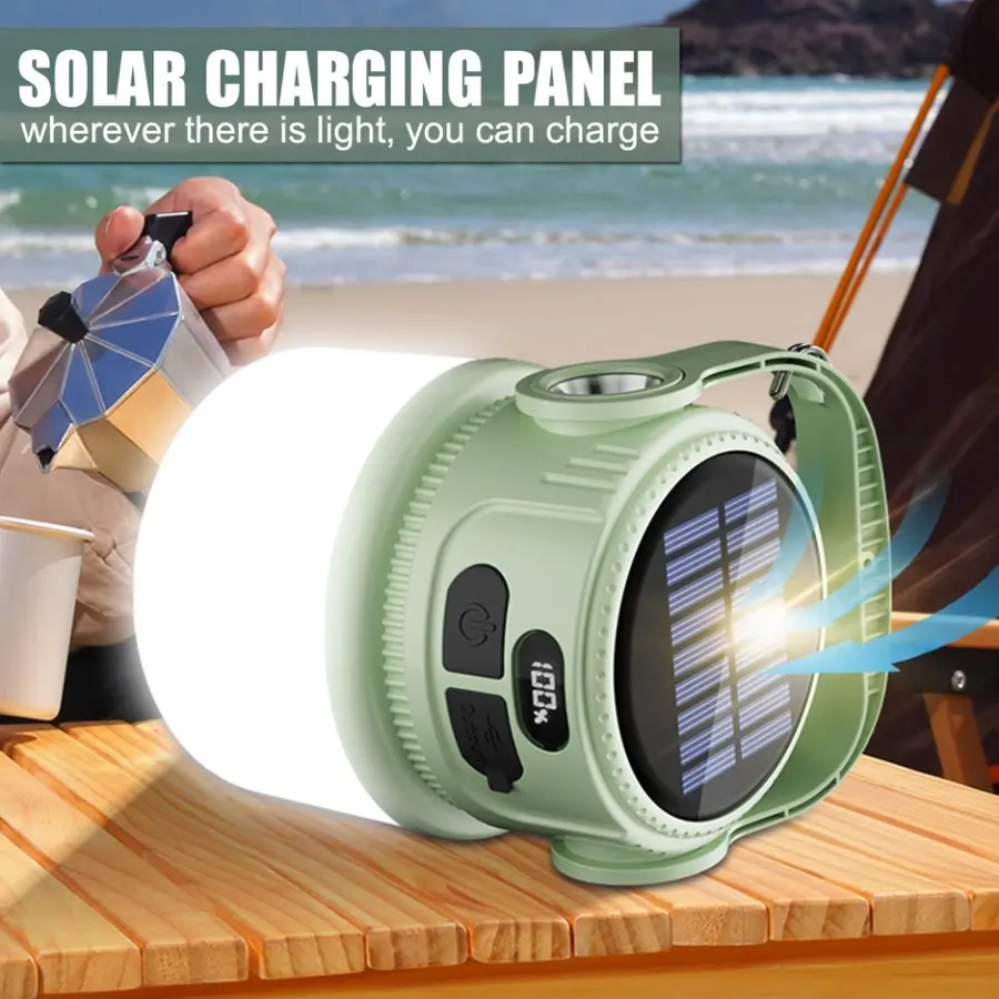 Solar Rechargeable Camping Lan - огляд і ціна Outdoor Lighting Transformer