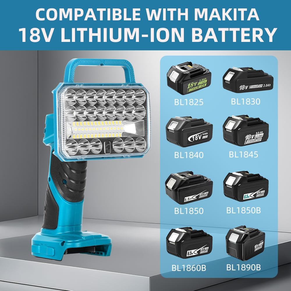 18W 2000LM Cordless LED Flashl - огляд і ціна Outdoor Lighting Jobs