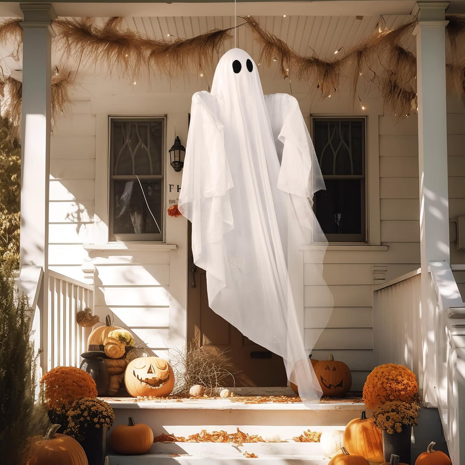 Halloween Hanging Light up Gho - огляд і ціна Outdoor Lighting Ideas For Party