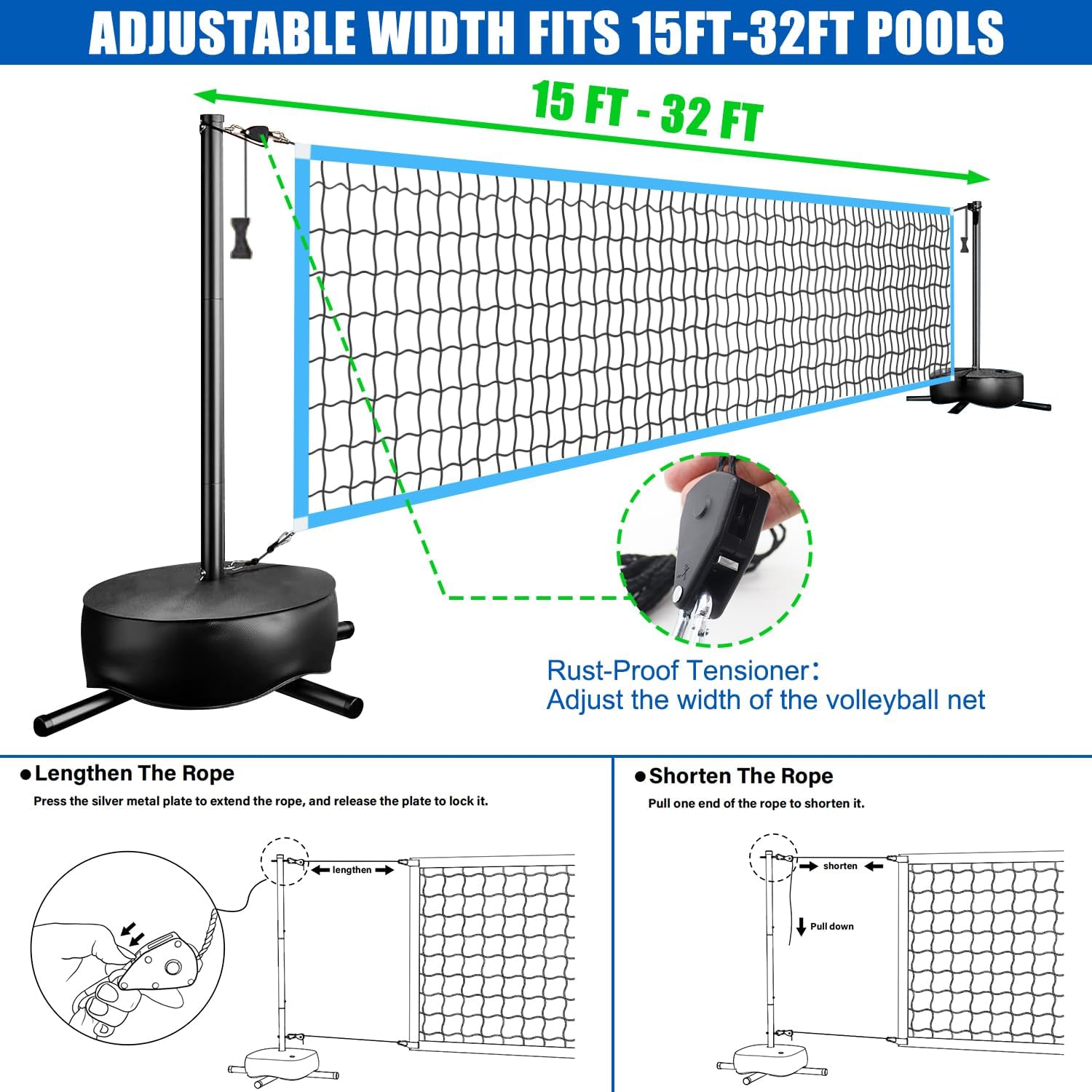 Portable Outdoor LED Volleybal - огляд і ціна Outdoor Lighting Portable