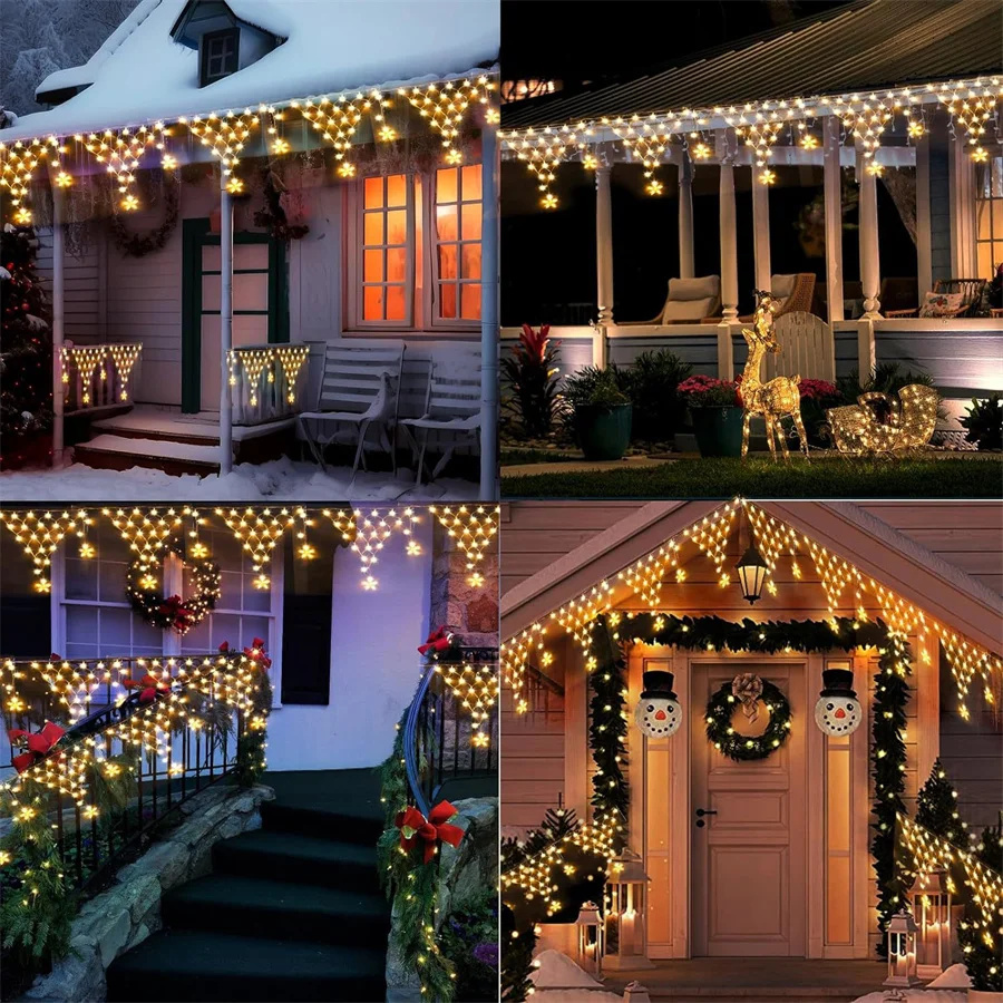 EU/US Plug LED Net Mesh Fairy  - огляд і ціна Outdoor Lighting Grid Screen