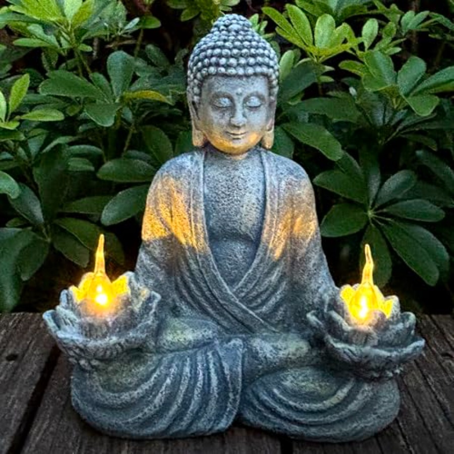 Buddha Statue for Home and Out - огляд і ціна Outdoor Zen Lighting