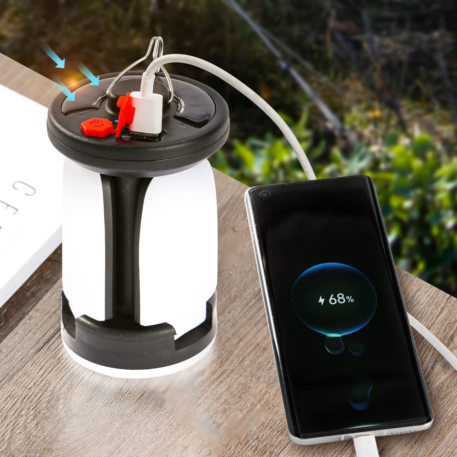 High Power Solar LED Camping L - огляд і ціна Outdoor Lighting Transformer