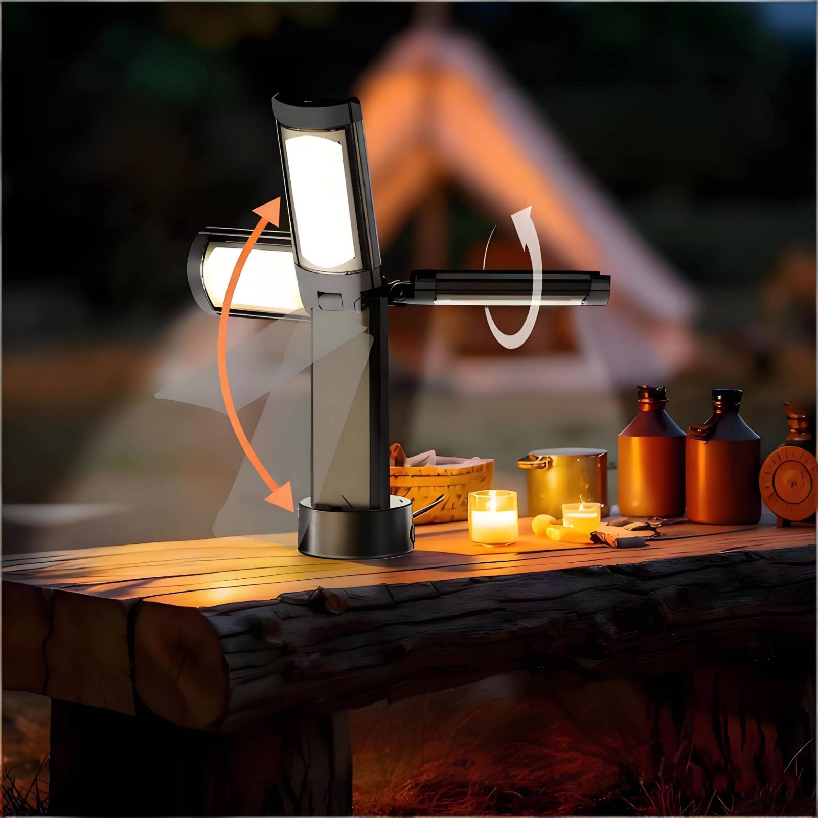 Telescopic Tent Lamp Adjustabl - огляд і ціна Outdoor Lighting Portable