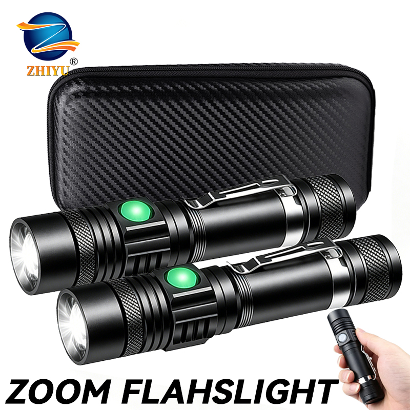 T6 LED Rechargeable Flashlight - огляд і ціна Outdoor Lighting Beacon