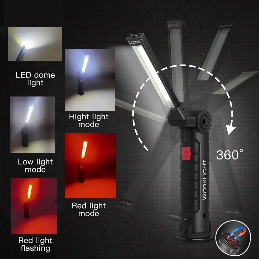 LED COB Flashlight USB Recharg - огляд і ціна Outdoor Lighting Beacon