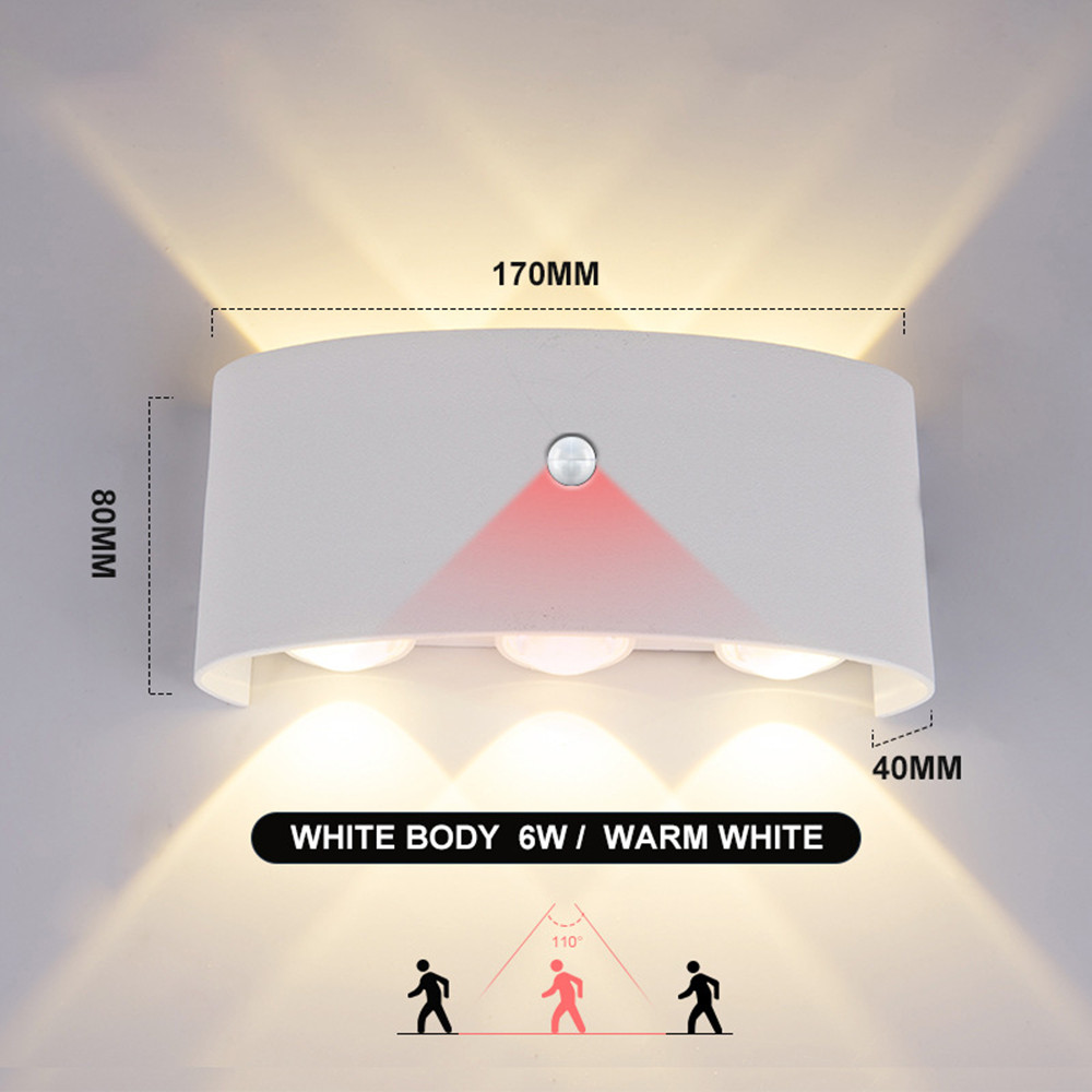 PIR Motion Sensor Wall Lamp AC - огляд і ціна Outdoor Lighting Up And Down