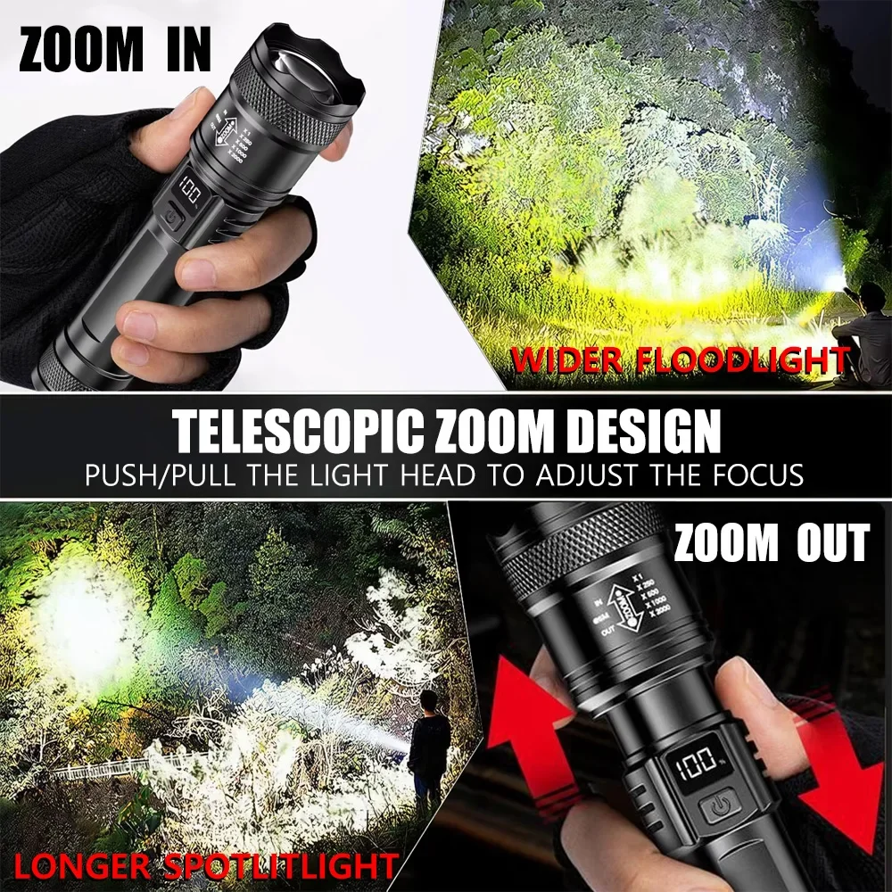 Rechargeable LED Flashlight Zo - огляд і ціна Outdoor Lighting Beacon