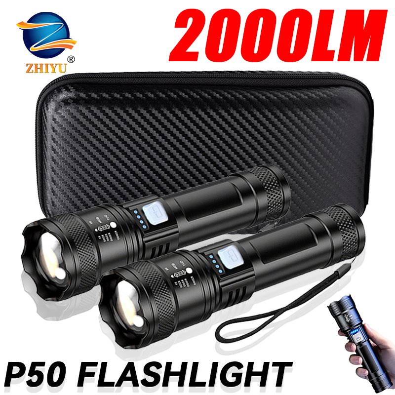 Tactical LED Flashlight 2000LM - огляд і ціна Outdoor Lighting Nearby
