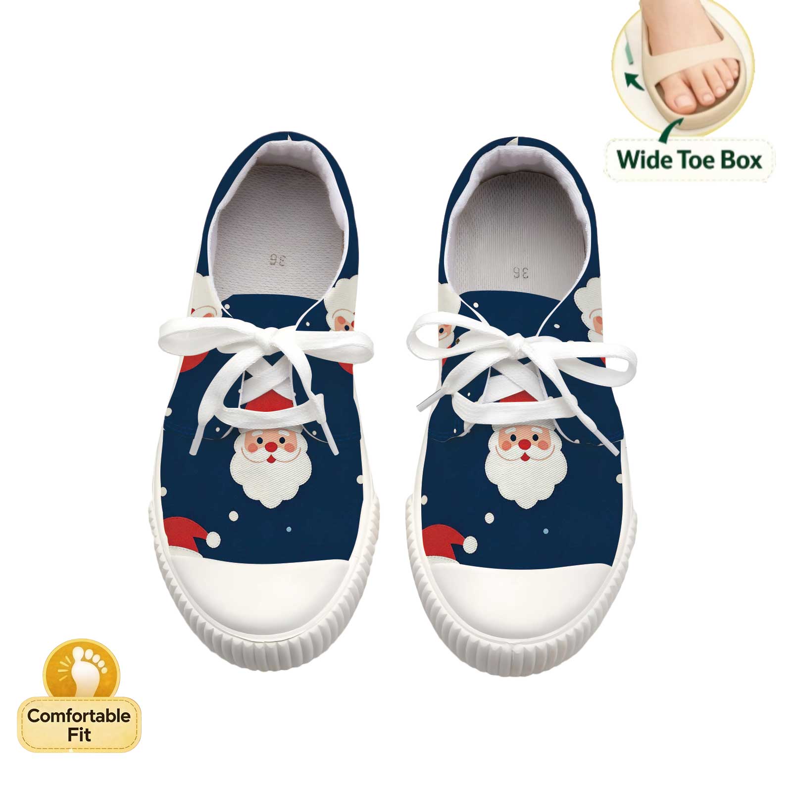 Women Santa Print Lace Up Casu - огляд і ціна Outdoor Lighting Uplight