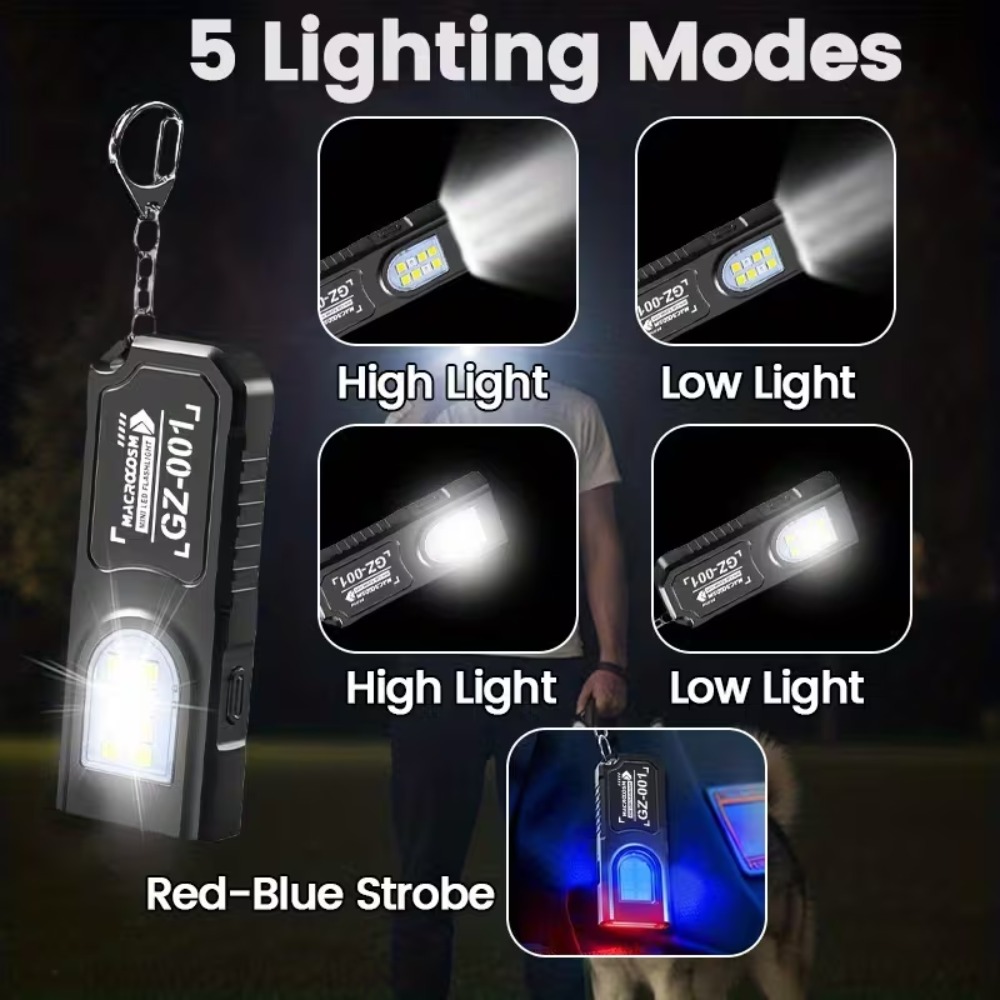 Mini COB LED Keychain Flashlig - огляд і ціна Outdoor Lighting Beacon